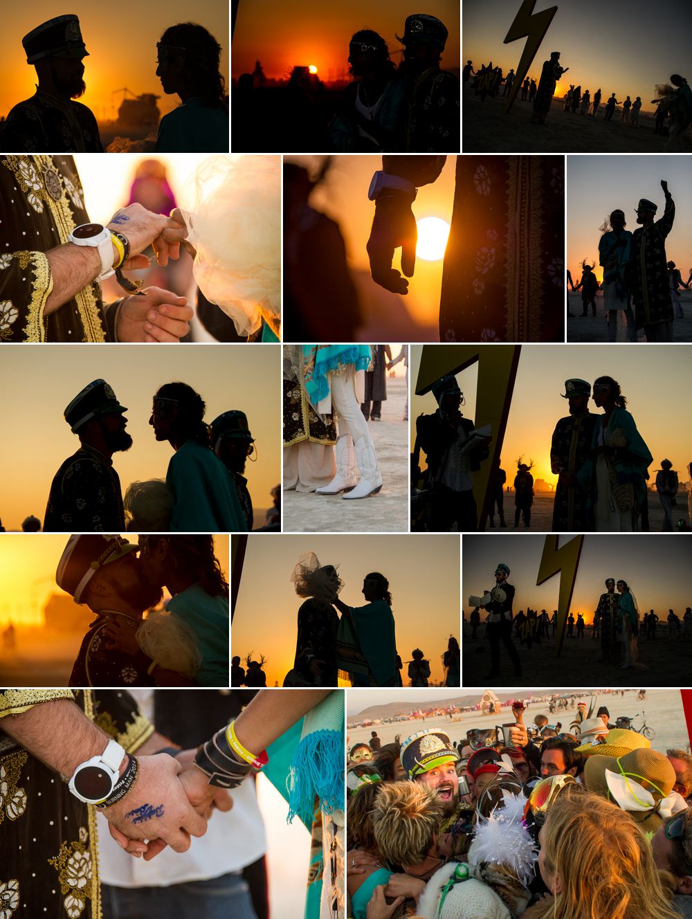 Liz & Bill Burning Man Wedding 2