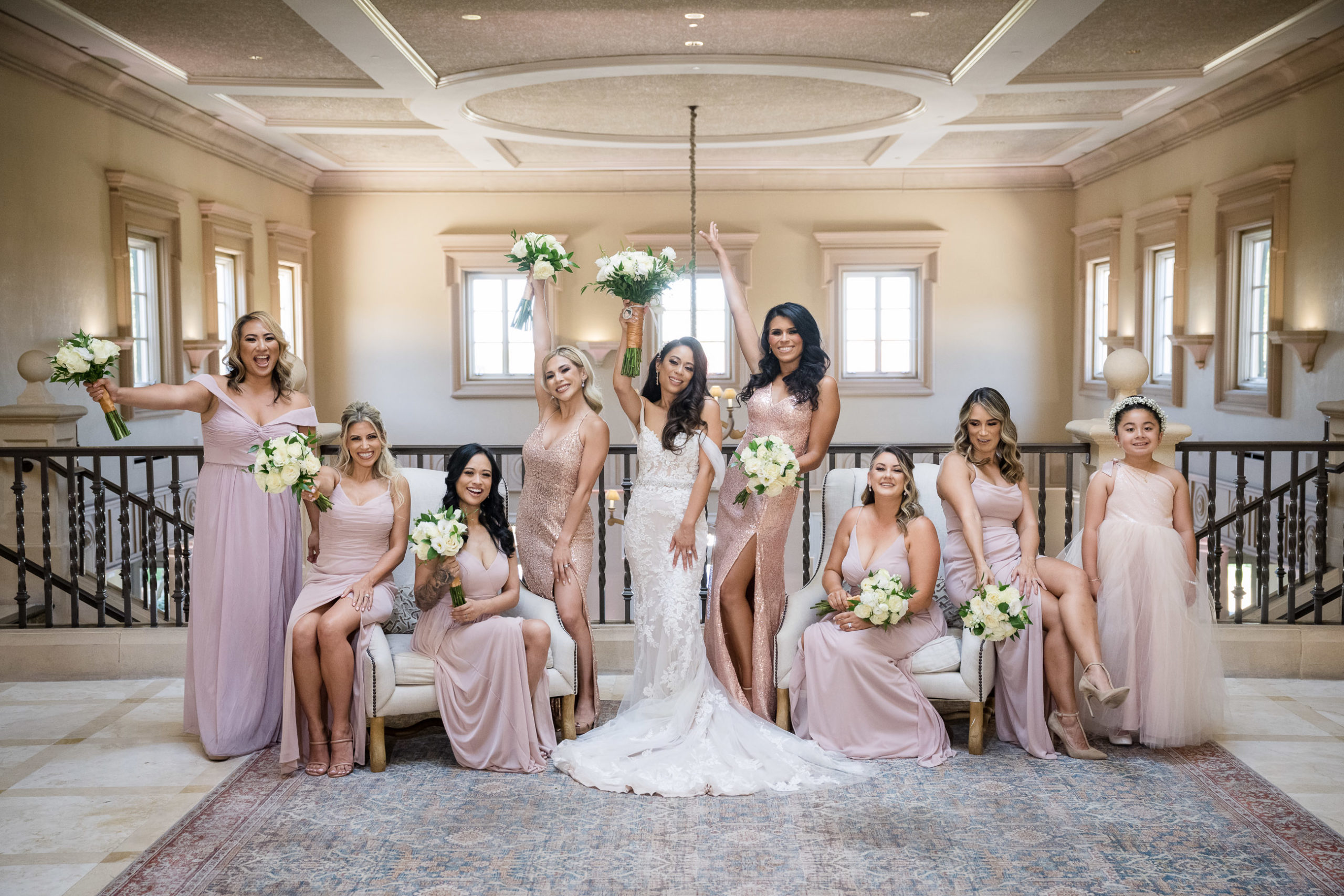 Bridesmaids, Leizl & Kiel, Pleasanton, Ruby Hill Golf Club, Wedding