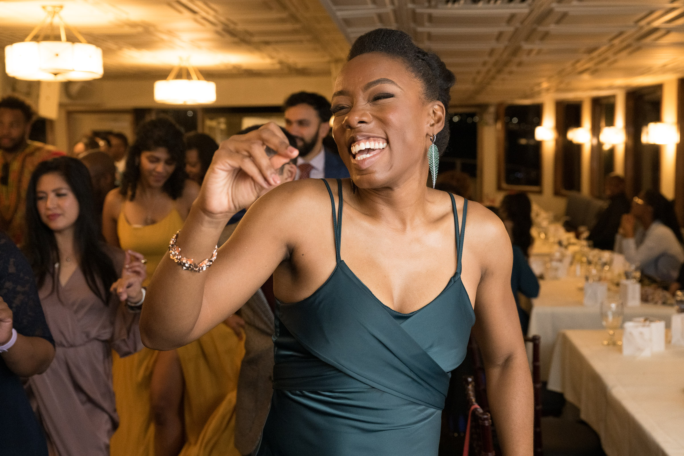 Bridesmaid Dancing