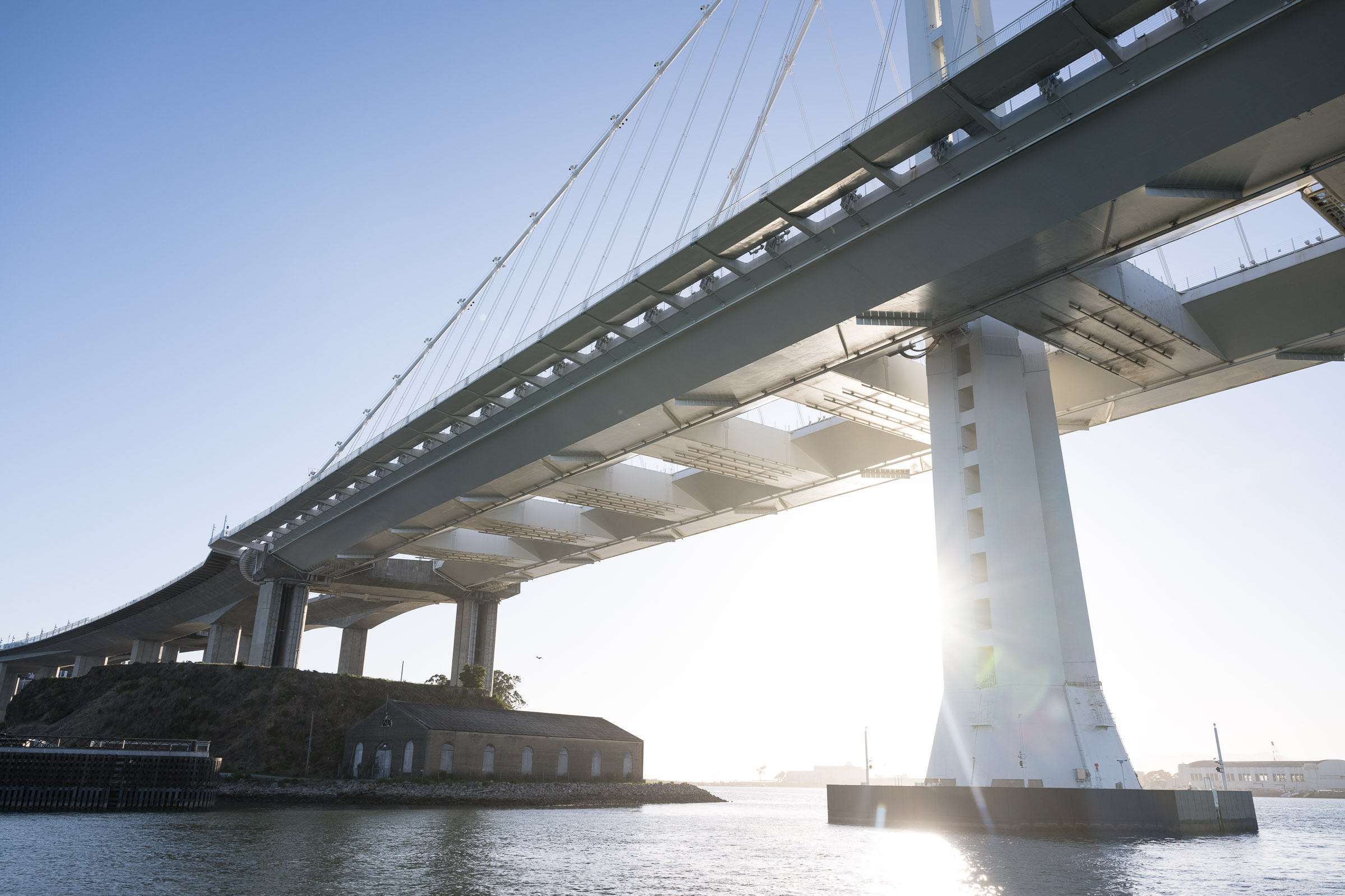 under san francisco bay brdige