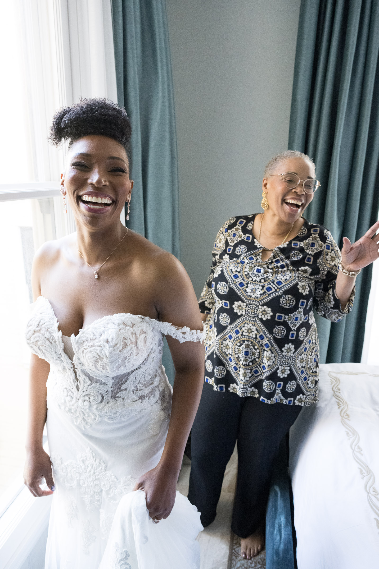 bride getting ready