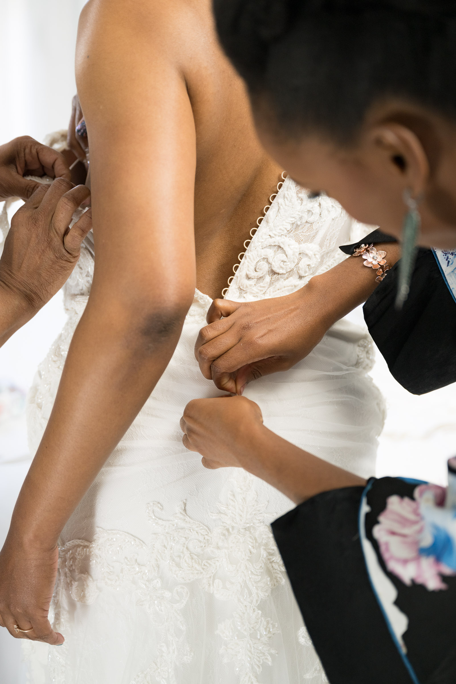 bride getting ready