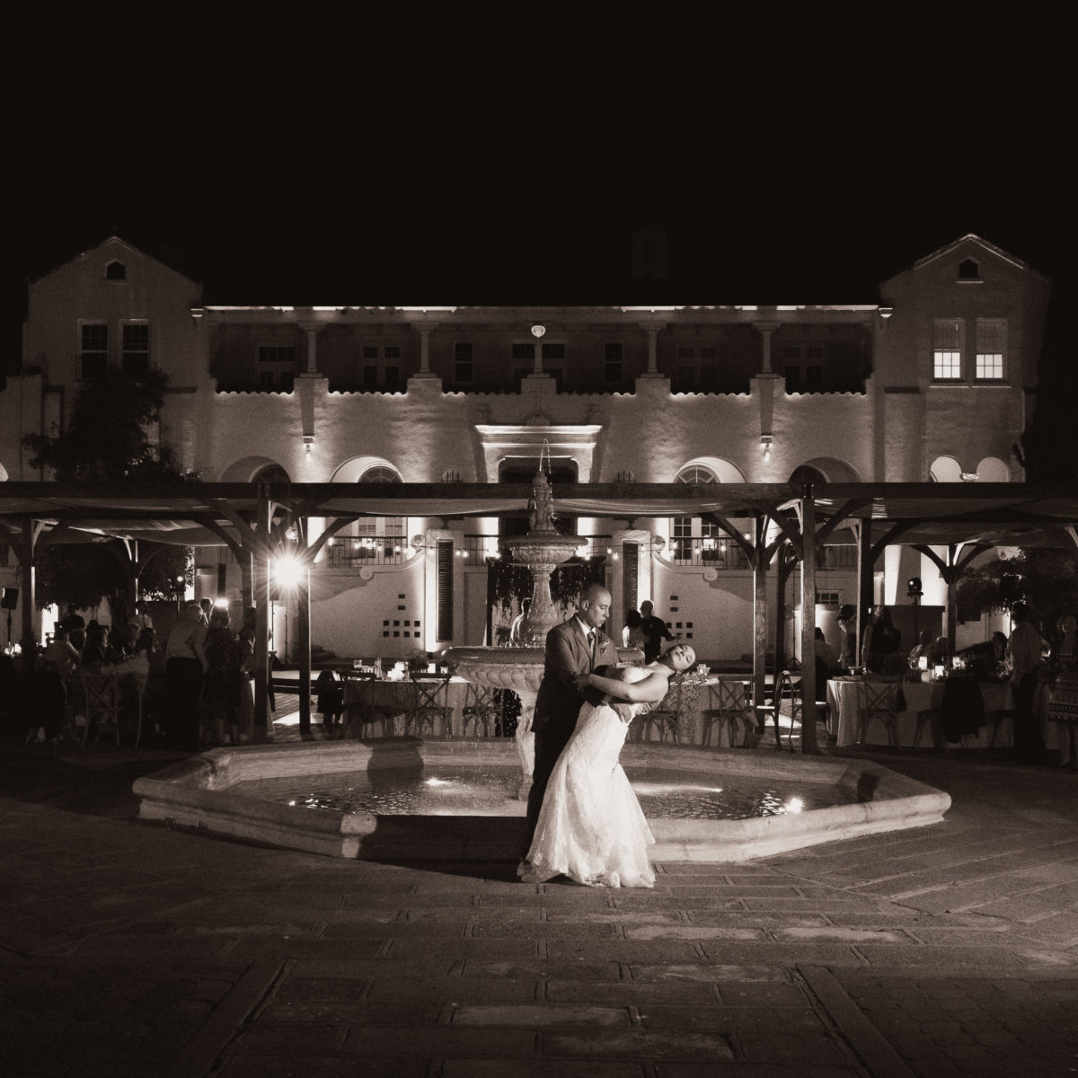 bride and groom portrait