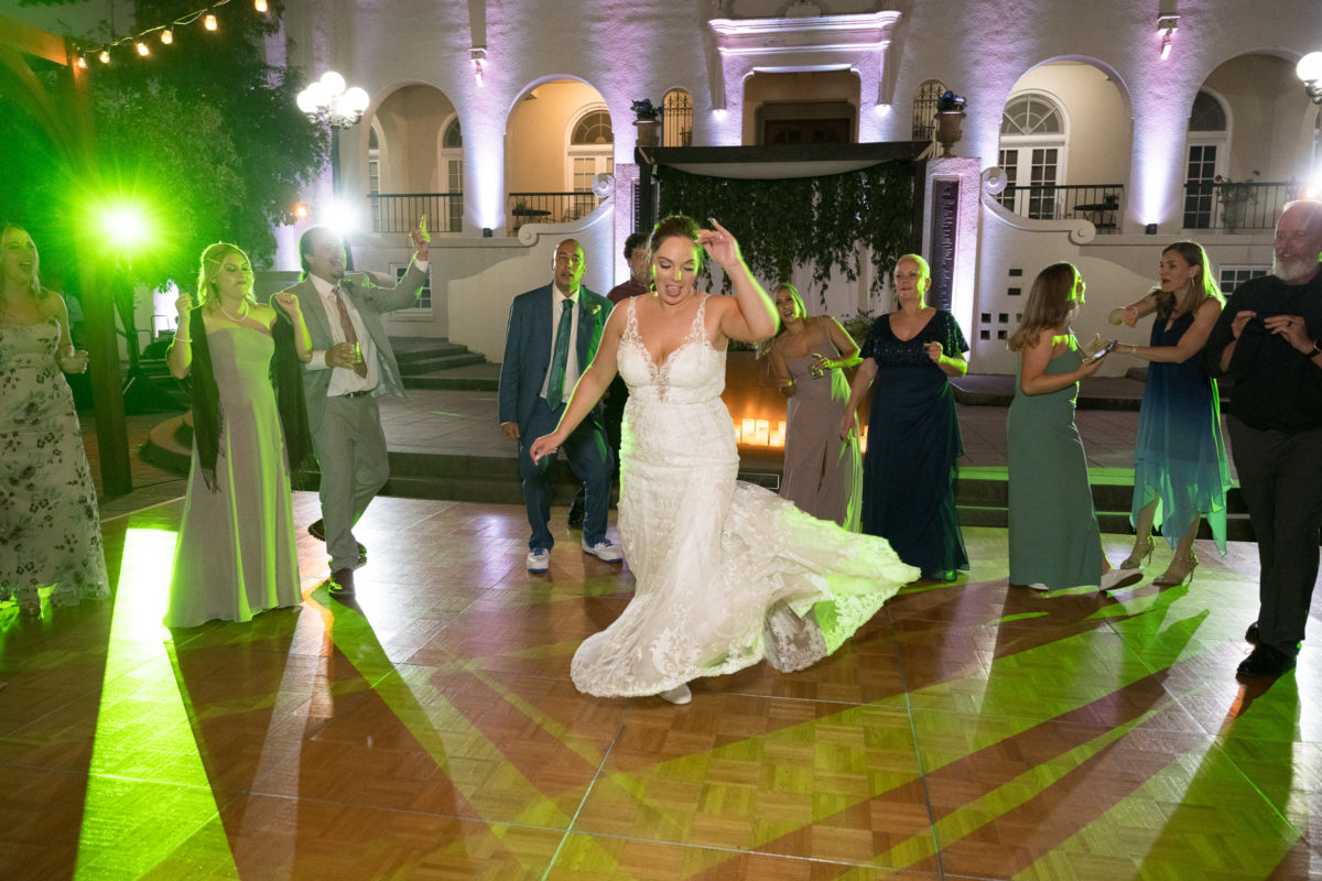 bride dancing