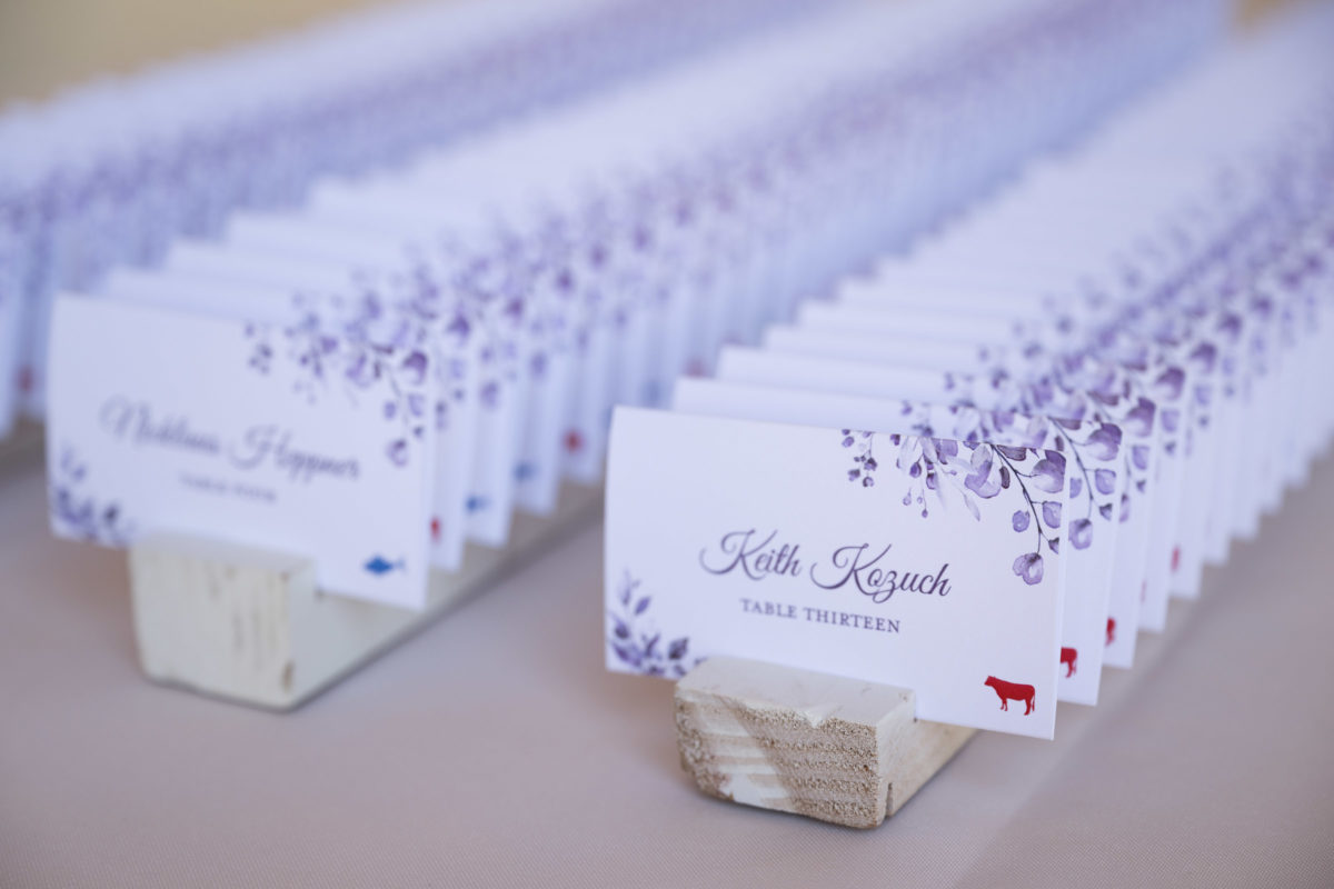 wedding placecards