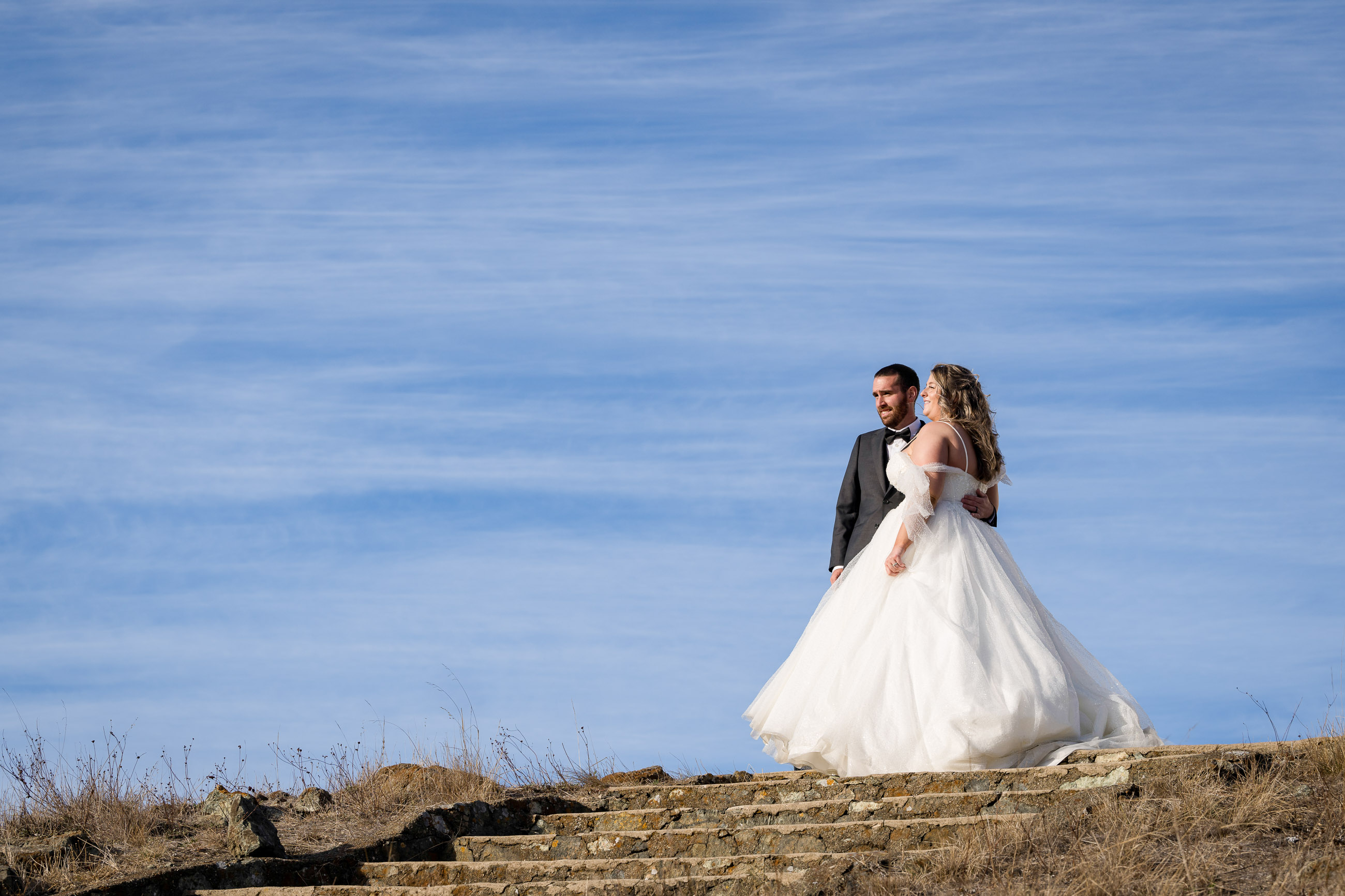 Ceremony, Laura & Tyler, Old Saint Hilary's Chapel, Portrait, Tiburon, Wedding, bride and groom
